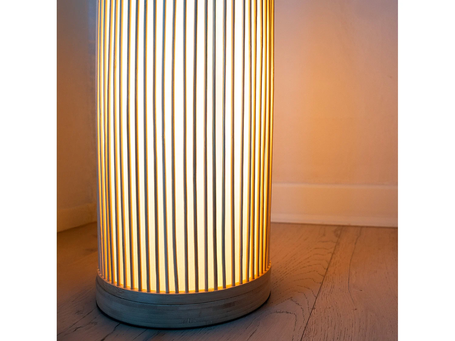 Lampadaire en bambou naturel - Huron