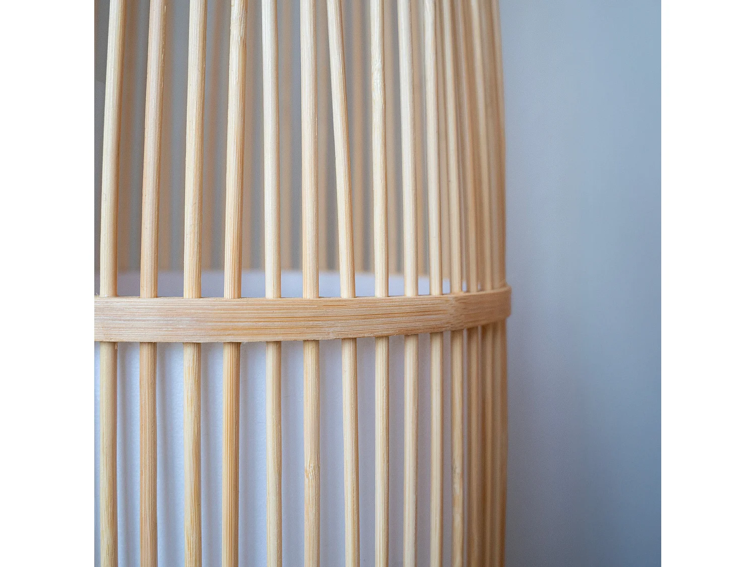 Lampadaire en bambou naturel - Huron