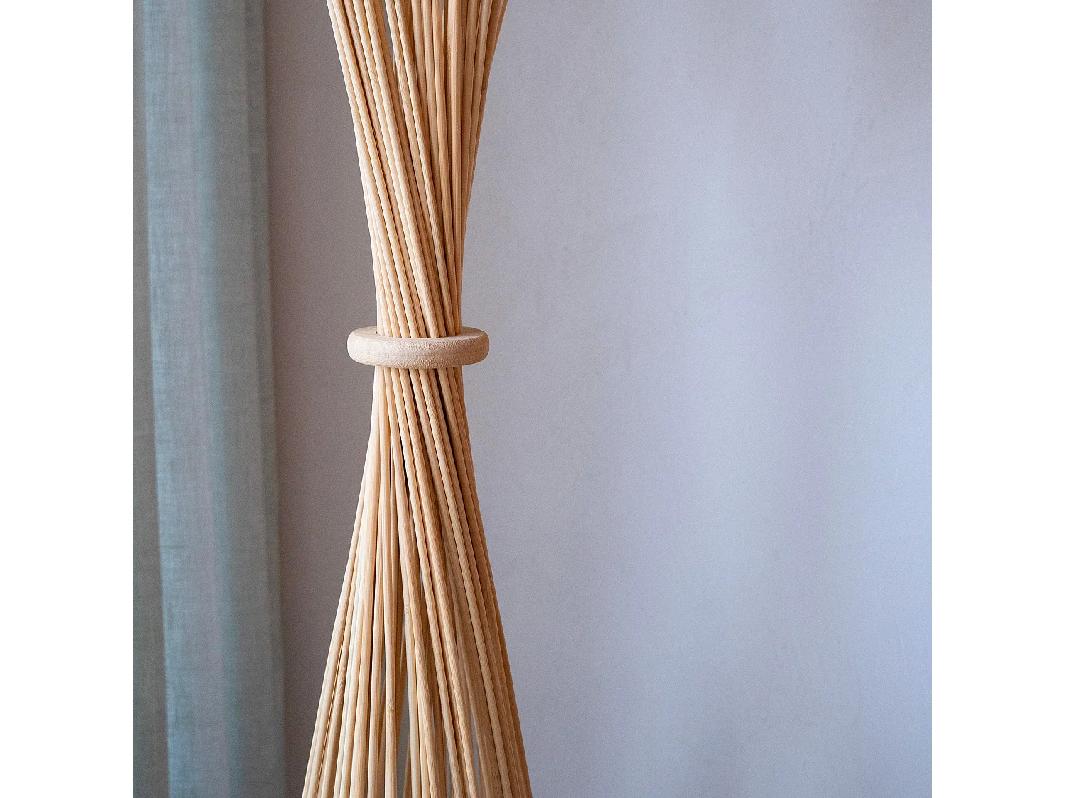 Lampadaire en bambou naturel - Huron