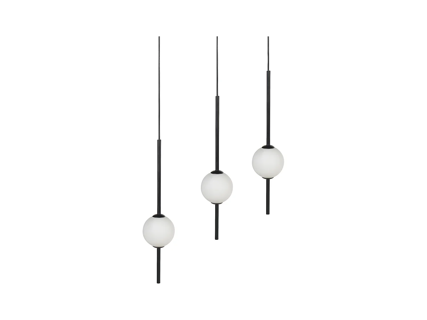 Lampe LED suspendue SHANNON Métal Noir