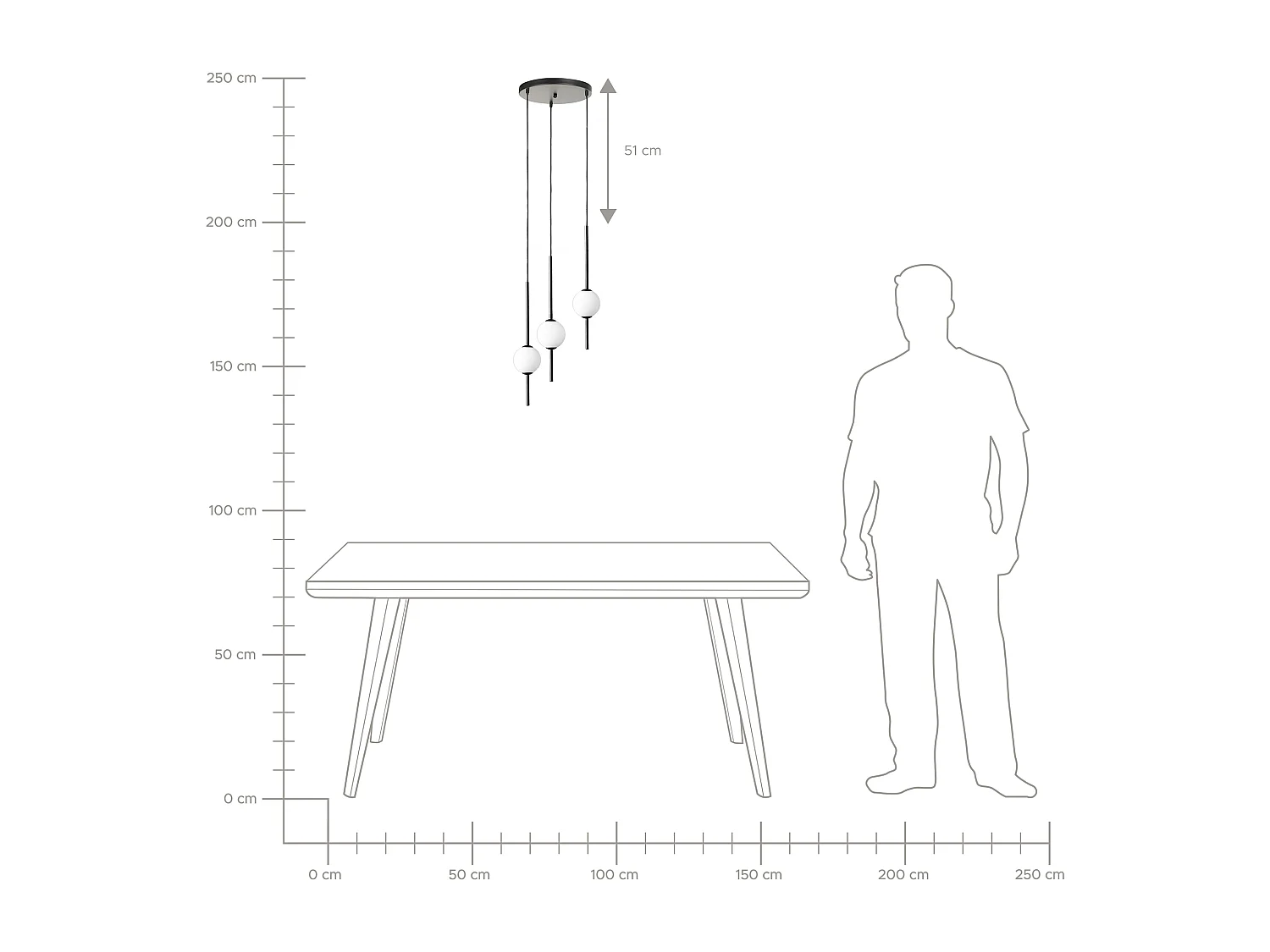 Lampe LED suspendue SHANNON Métal Noir