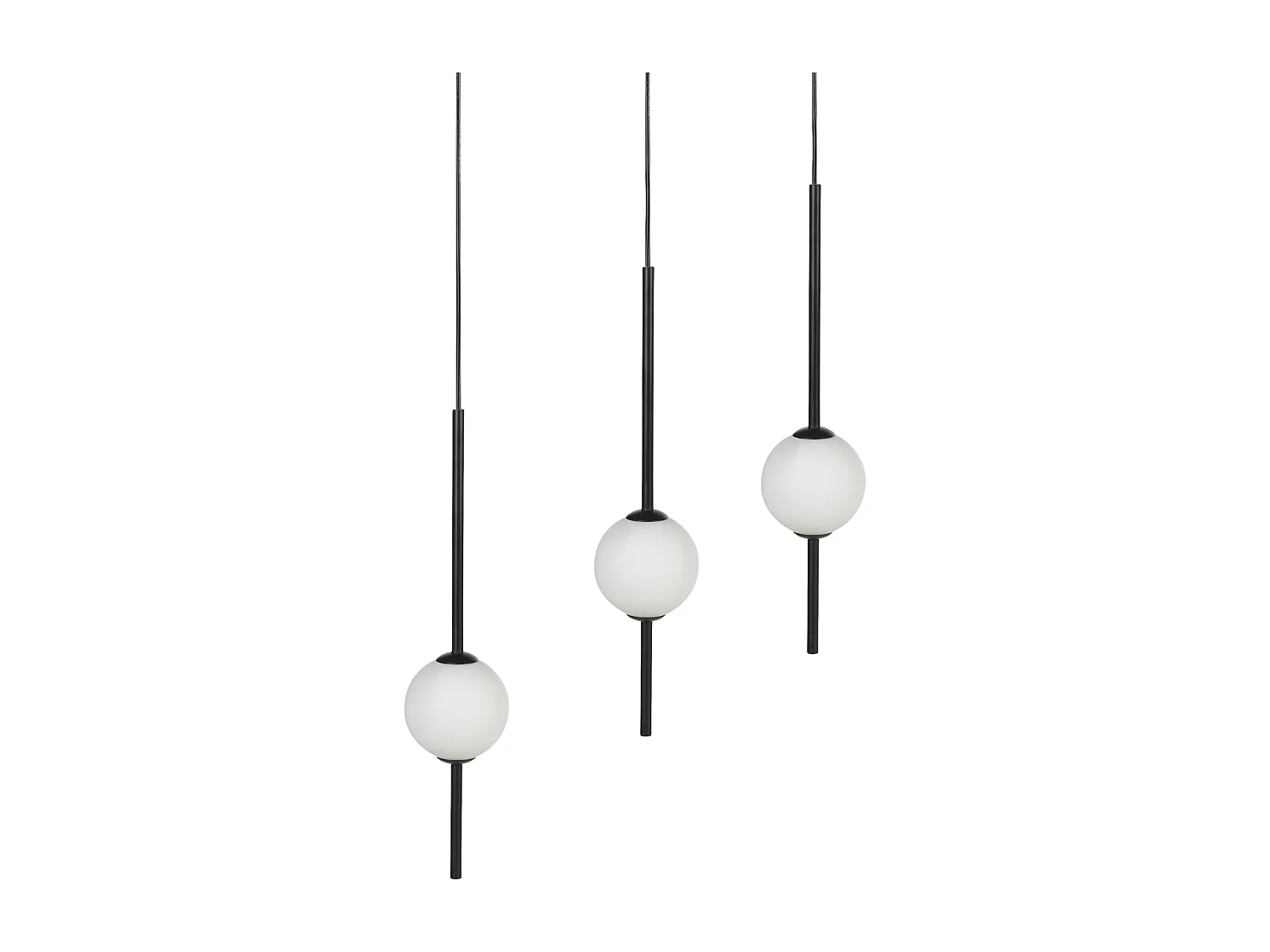 Lampe LED suspendue SHANNON Métal Noir
