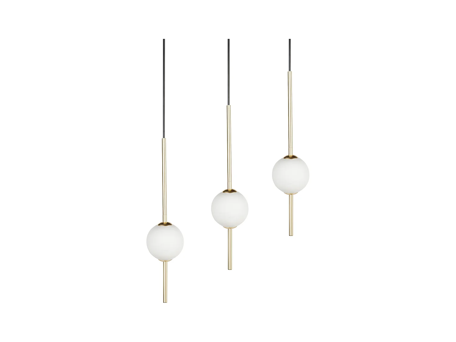 Lampe LED suspendue SHANNON Métal Doré