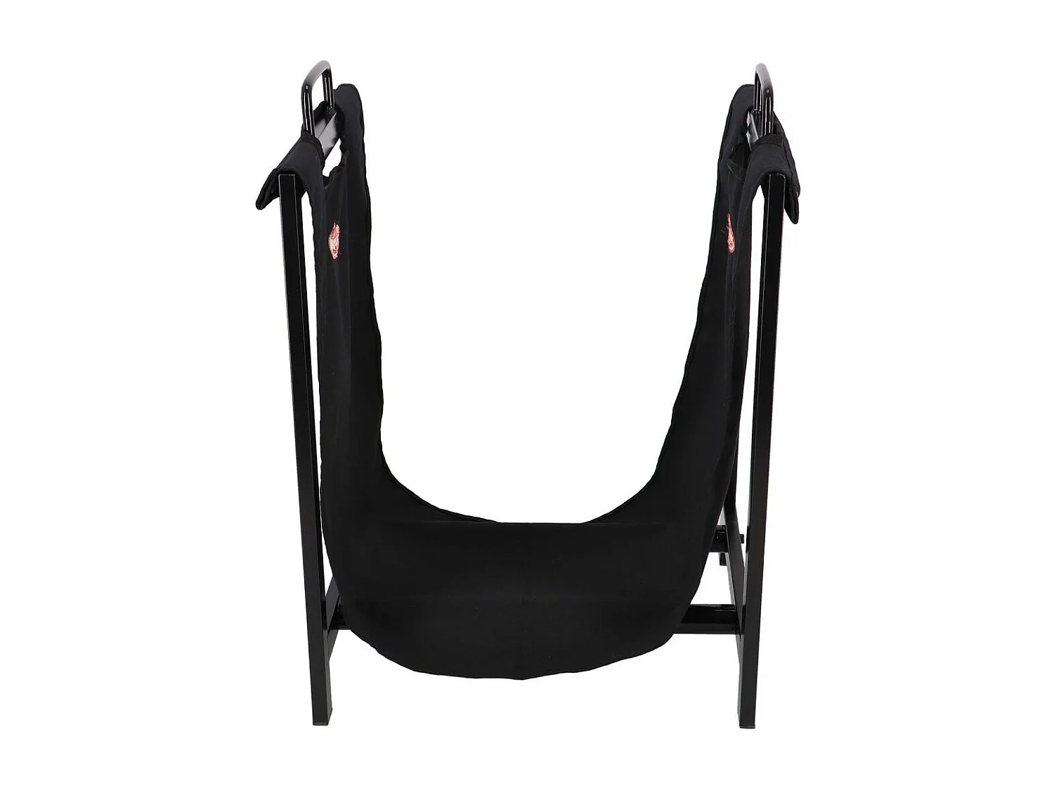 Porte bûches en tissu avec support en métal