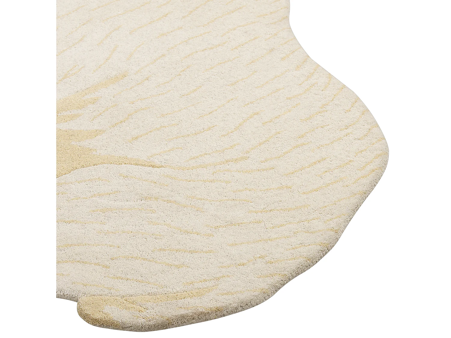 Tapis pour enfants en laine blanc 100 x 160 cm ours polaire IOREK