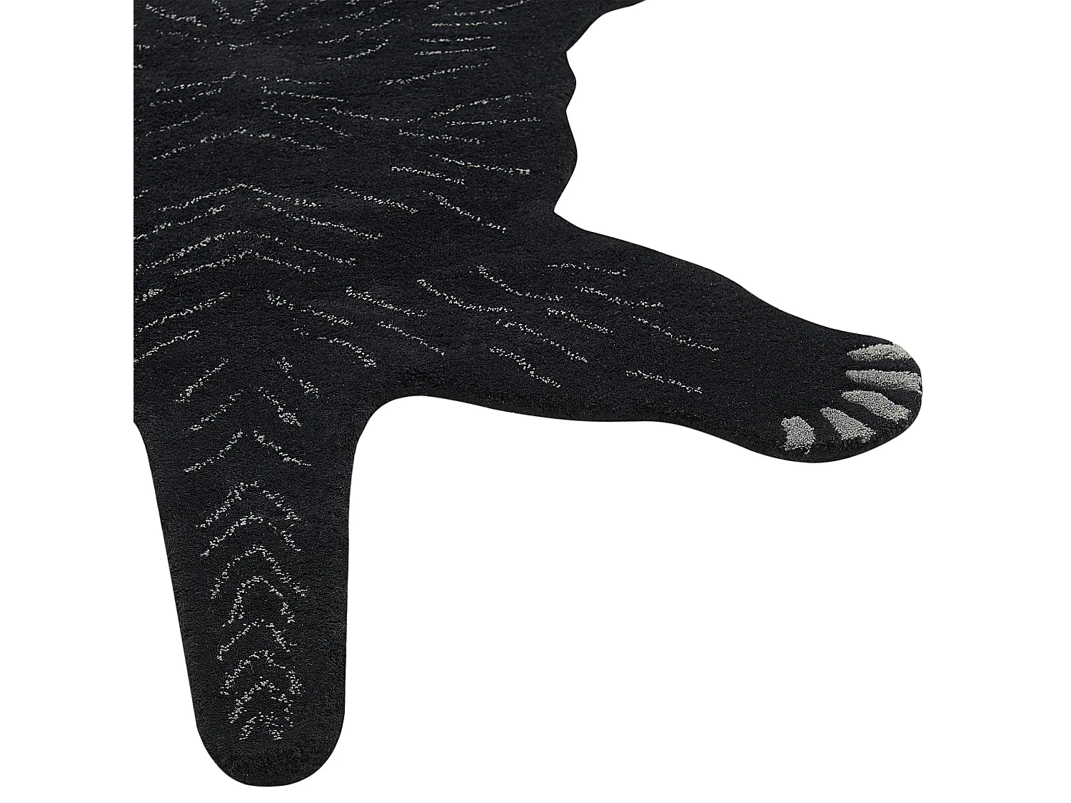 Tapis enfant BAGHEERA Noir 100 x 160 cm Laine