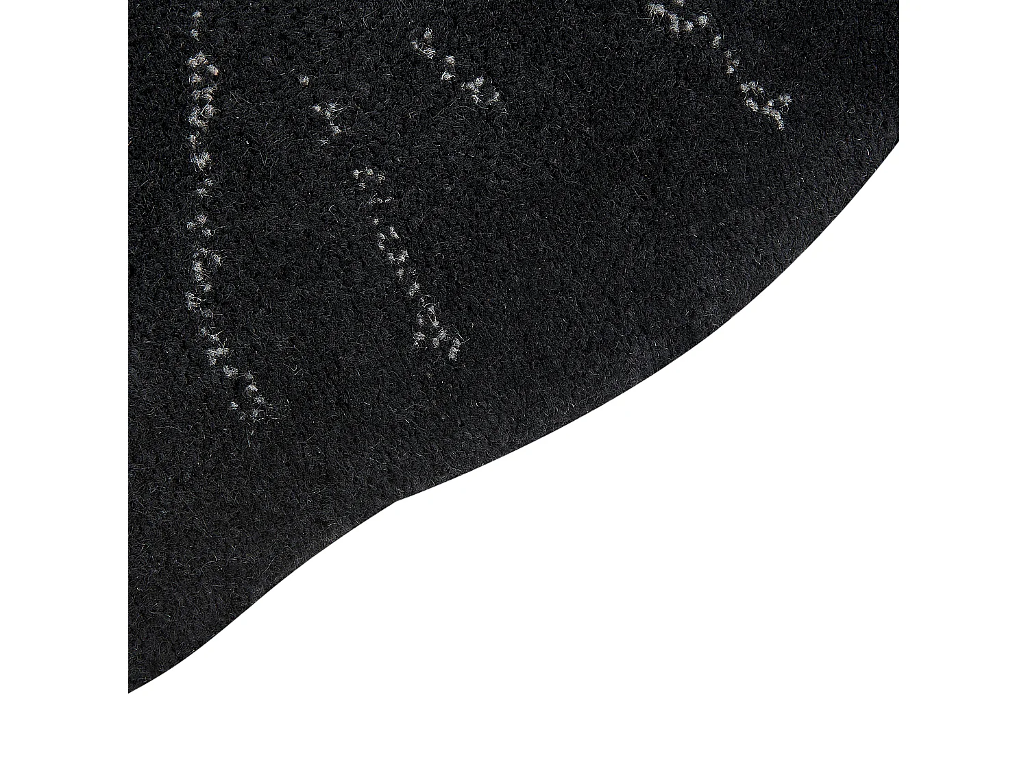 Tapis enfant BAGHEERA Noir 100 x 160 cm Laine
