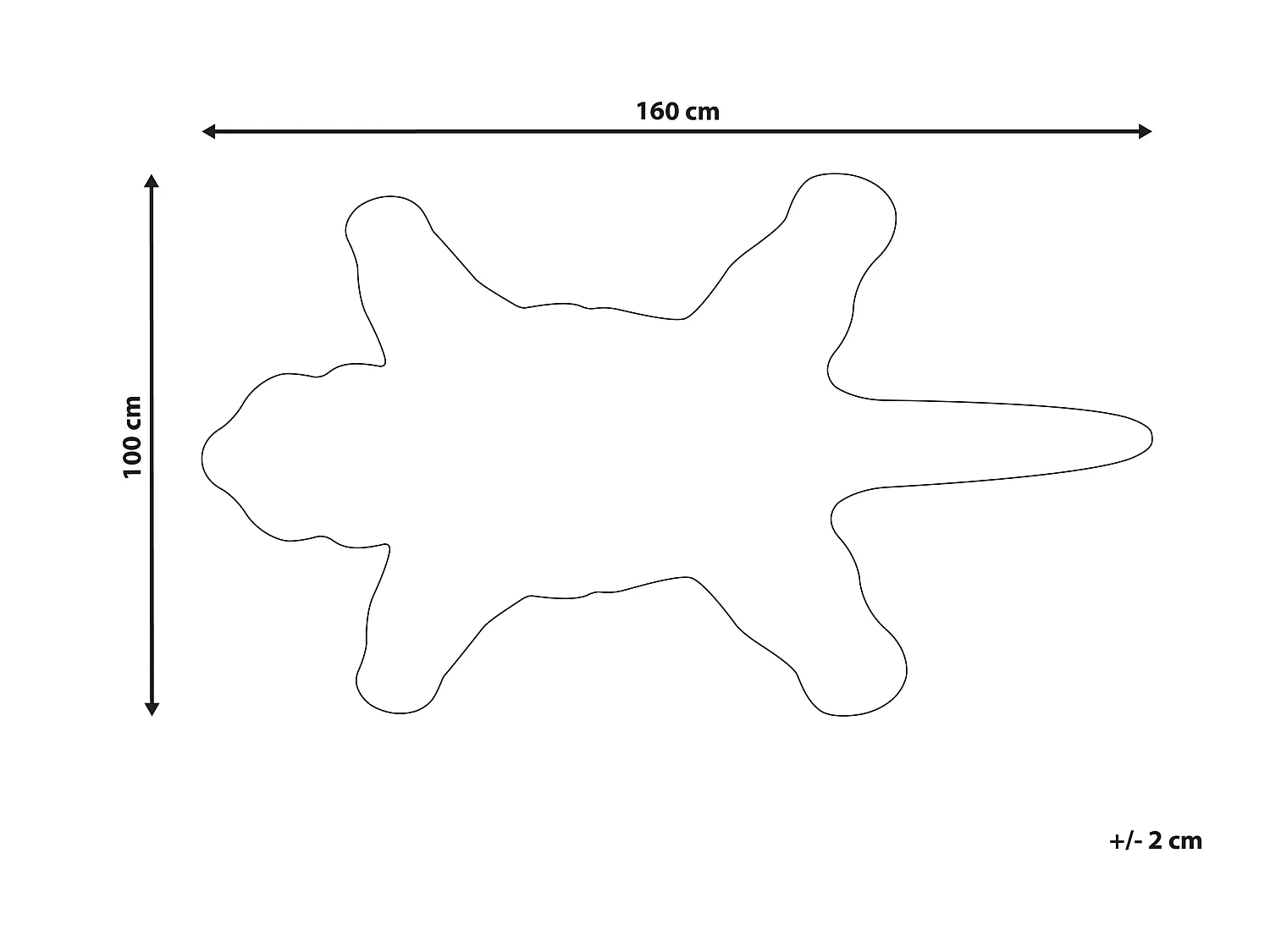 Tapis enfant BAGHEERA Noir 100 x 160 cm Laine