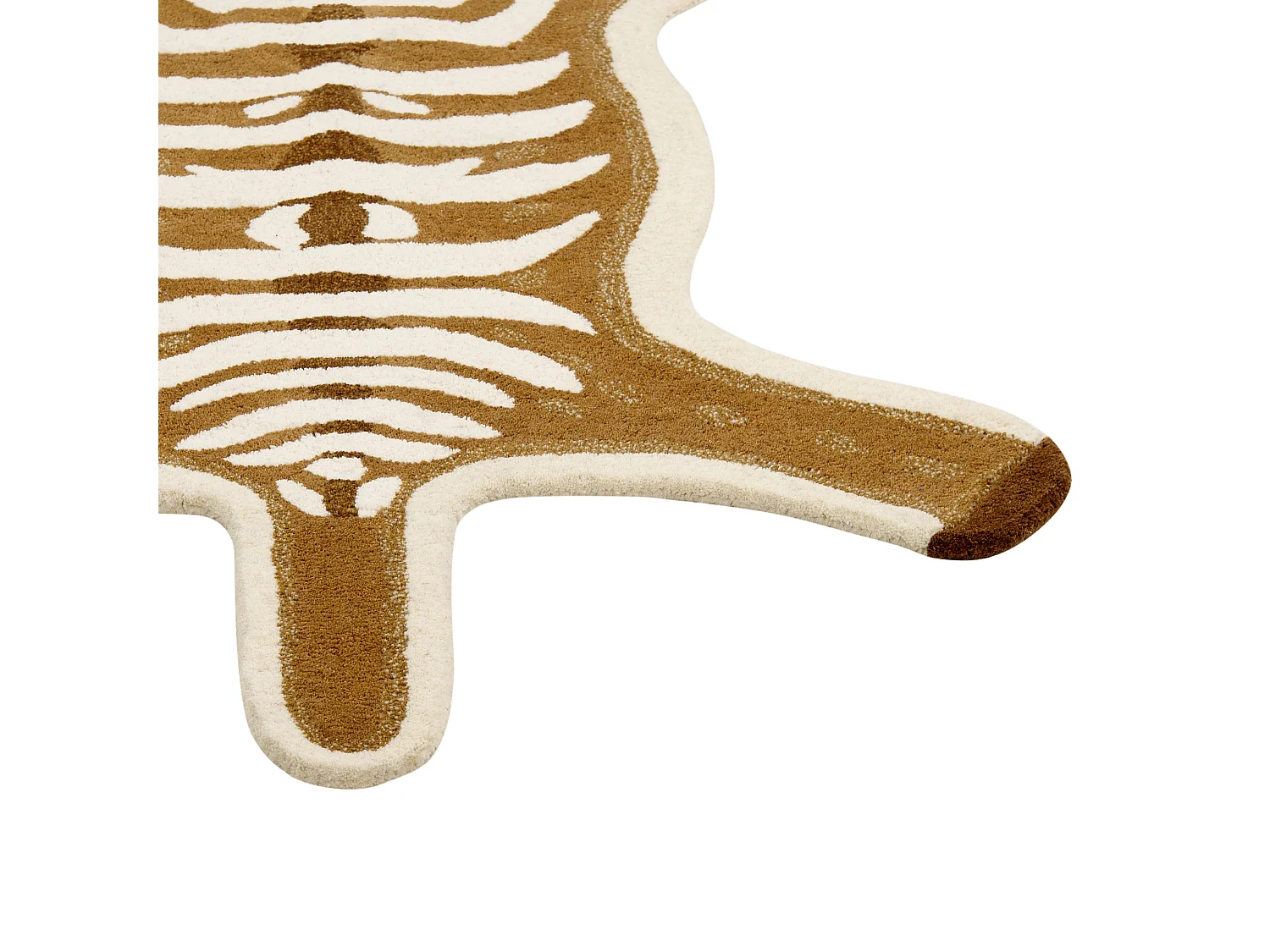 Tapis enfant ZAZA Marron 100 x 160 cm Laine