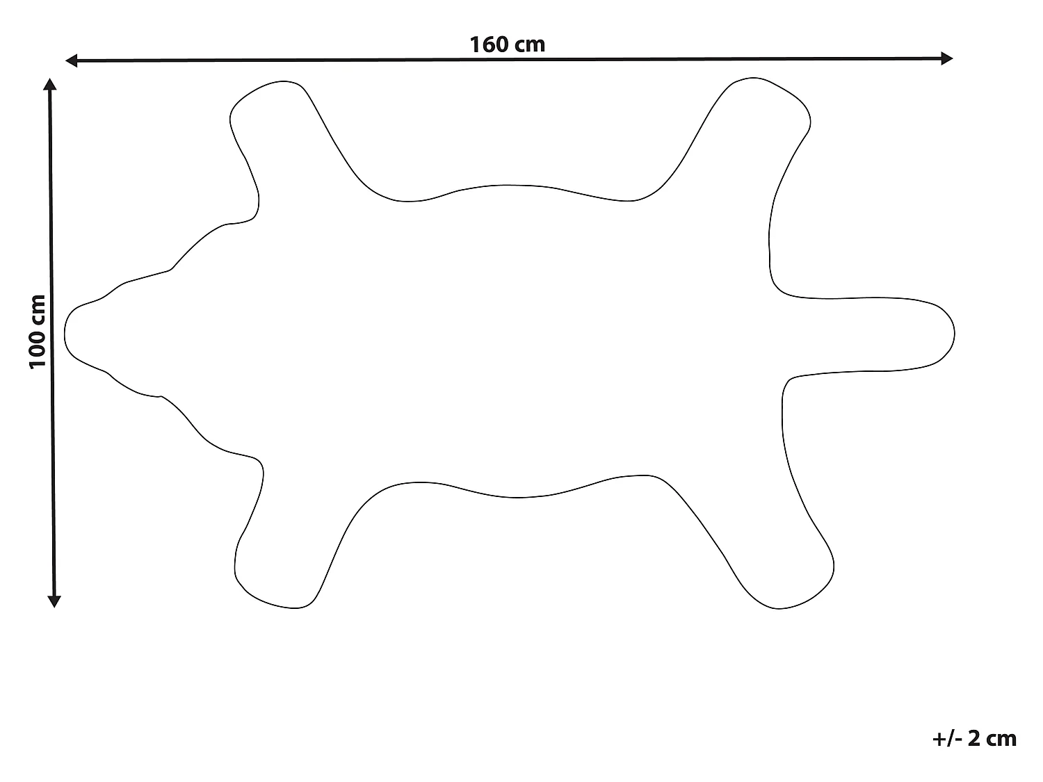 Tapis enfant ZAZA Marron 100 x 160 cm Laine