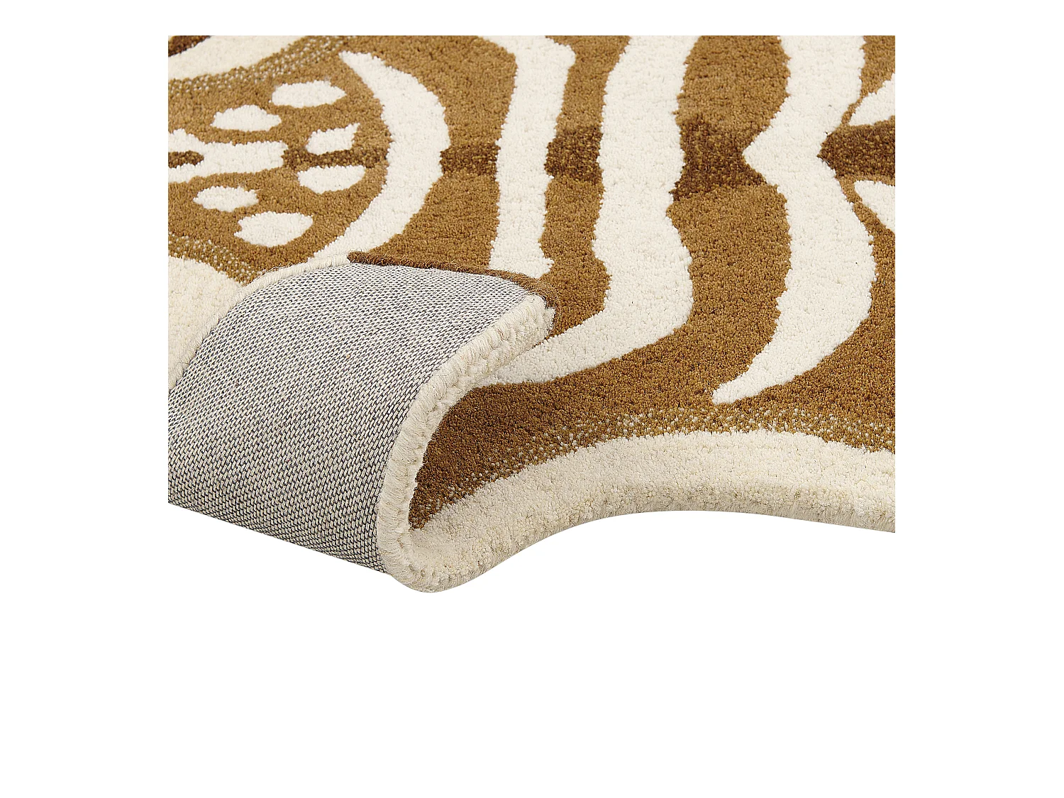 Tapis enfant ZAZA Marron 100 x 160 cm Laine