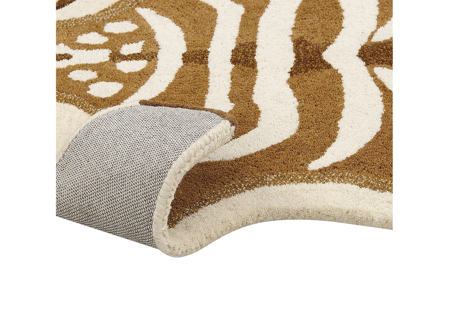 Tapis enfant ZAZA Marron 100 x 160 cm Laine