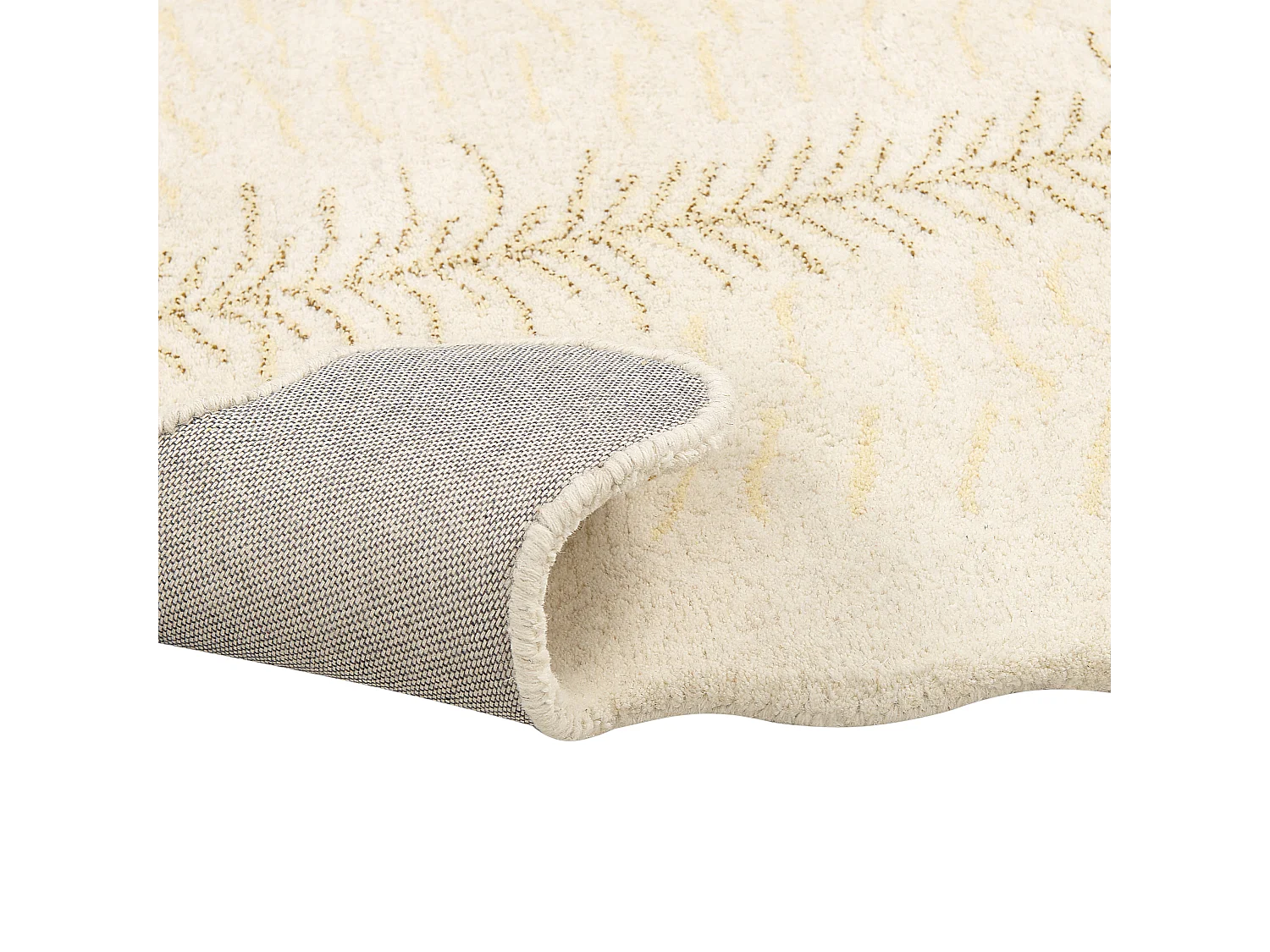 Dywan dziecięcy wełniany niedźwiedź 100 x 160 cm biały TAQQIQ