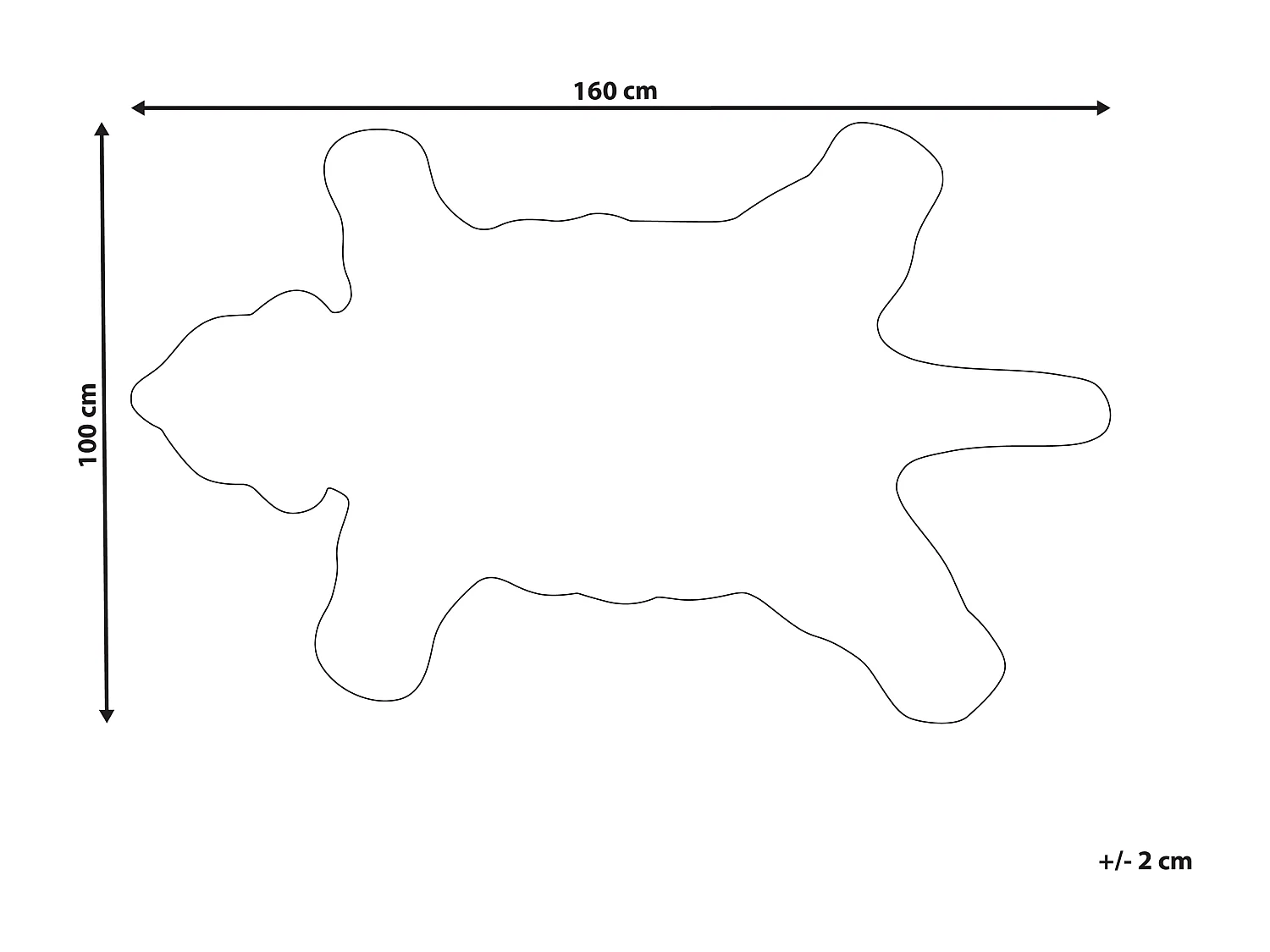 Dywan dziecięcy wełniany niedźwiedź 100 x 160 cm biały TAQQIQ