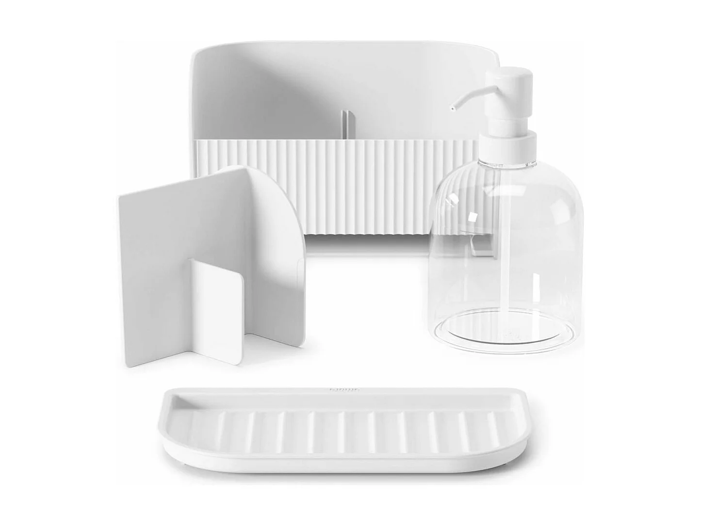 Porte éponge et pompe à savon Sling