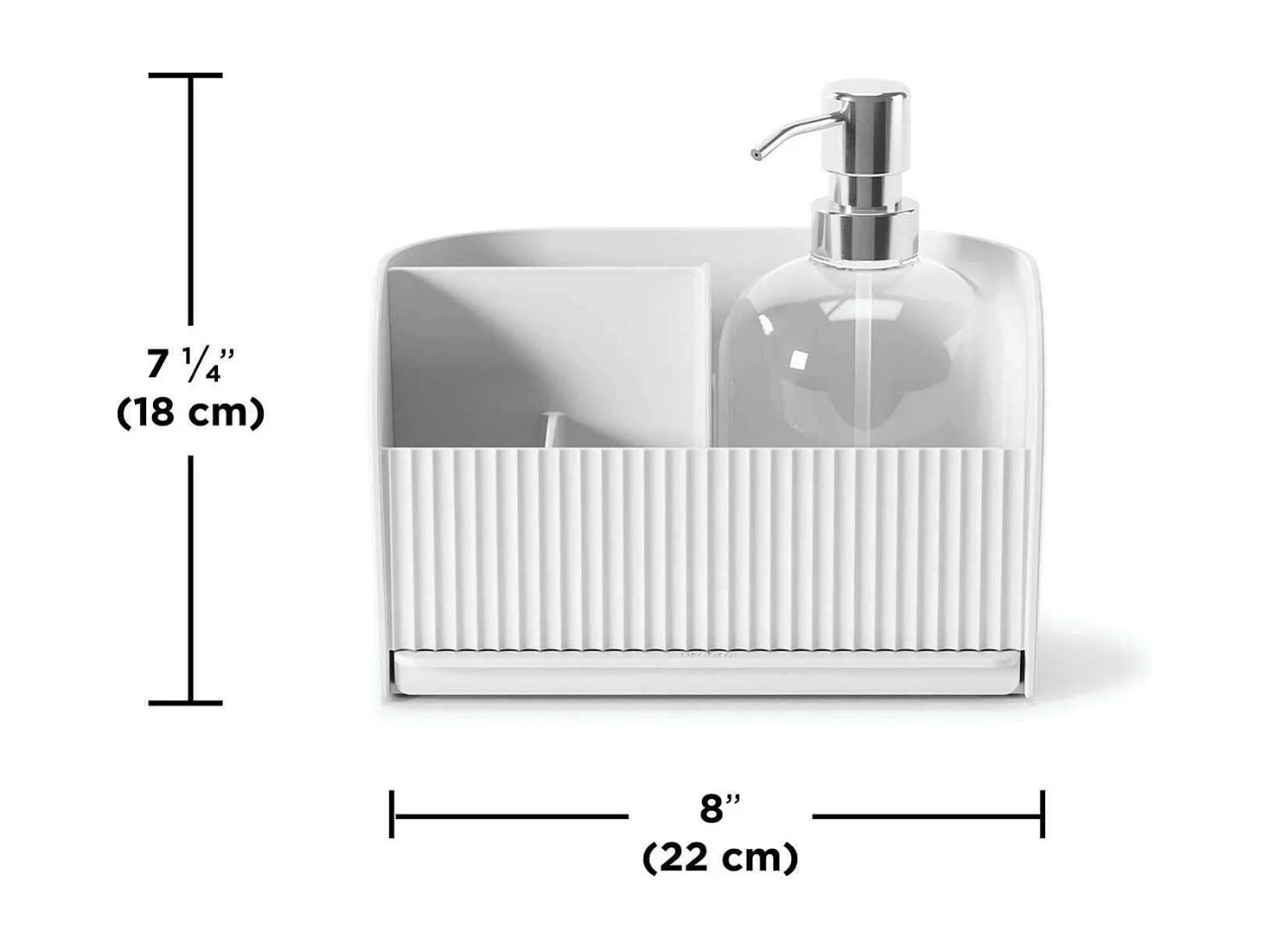 Porte éponge et pompe à savon Sling