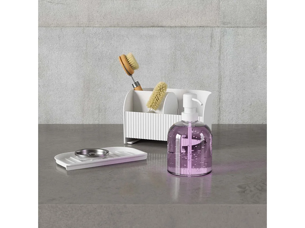 Porte éponge et pompe à savon Sling