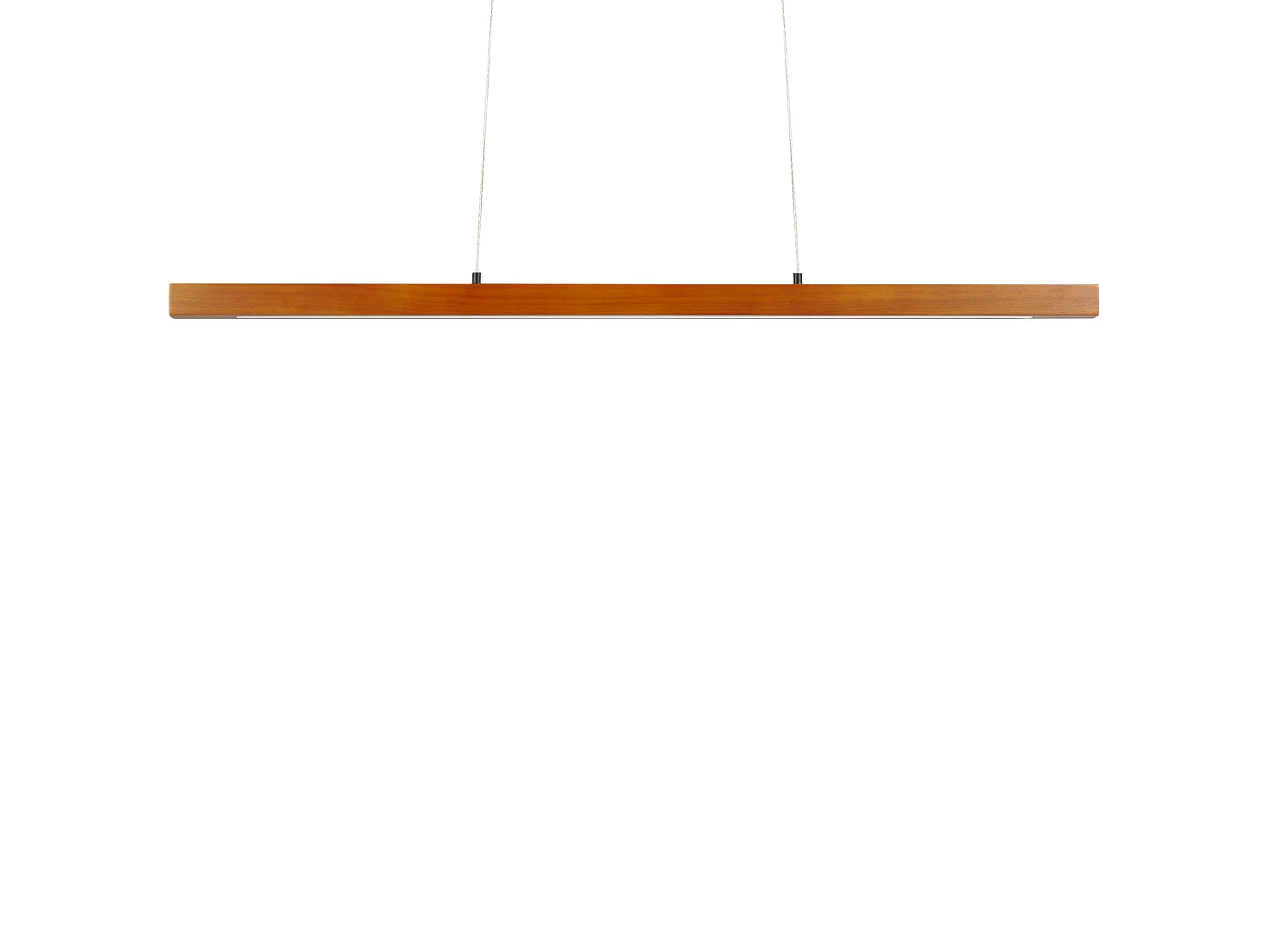 Lampe LED suspendue STEWARTS Avec variateur Bois de chêne Marron foncé