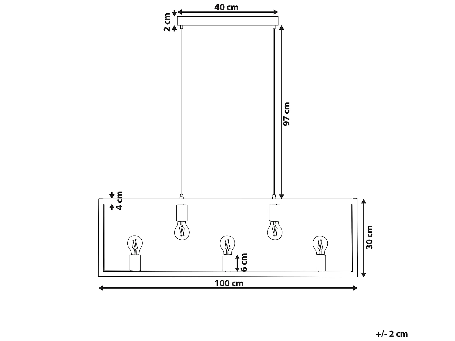 Hanglamp BAYAS Metaal Messing