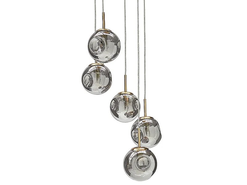 Lampe suspension RALFES Verre Laiton