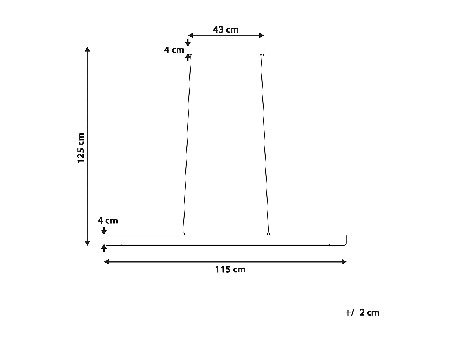 Lampa wisząca LED STEWARTS Drewno dębowe Ciemnobrązowy