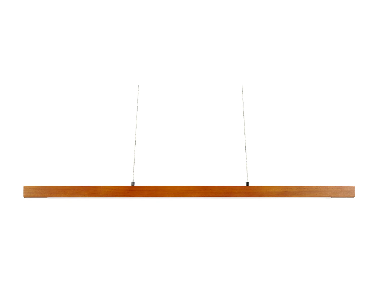 Lampe LED suspendue STEWARTS Bois de chêne Marron foncé