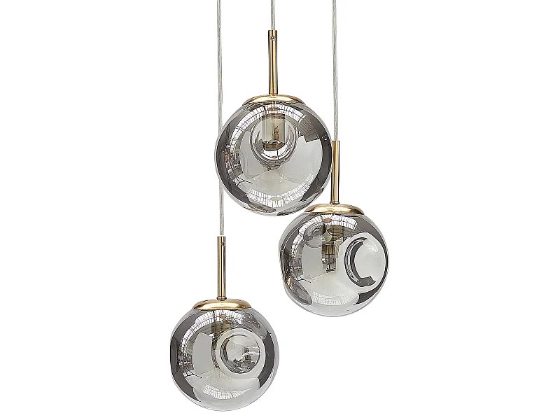 Lampe suspension RALFES Verre Laiton