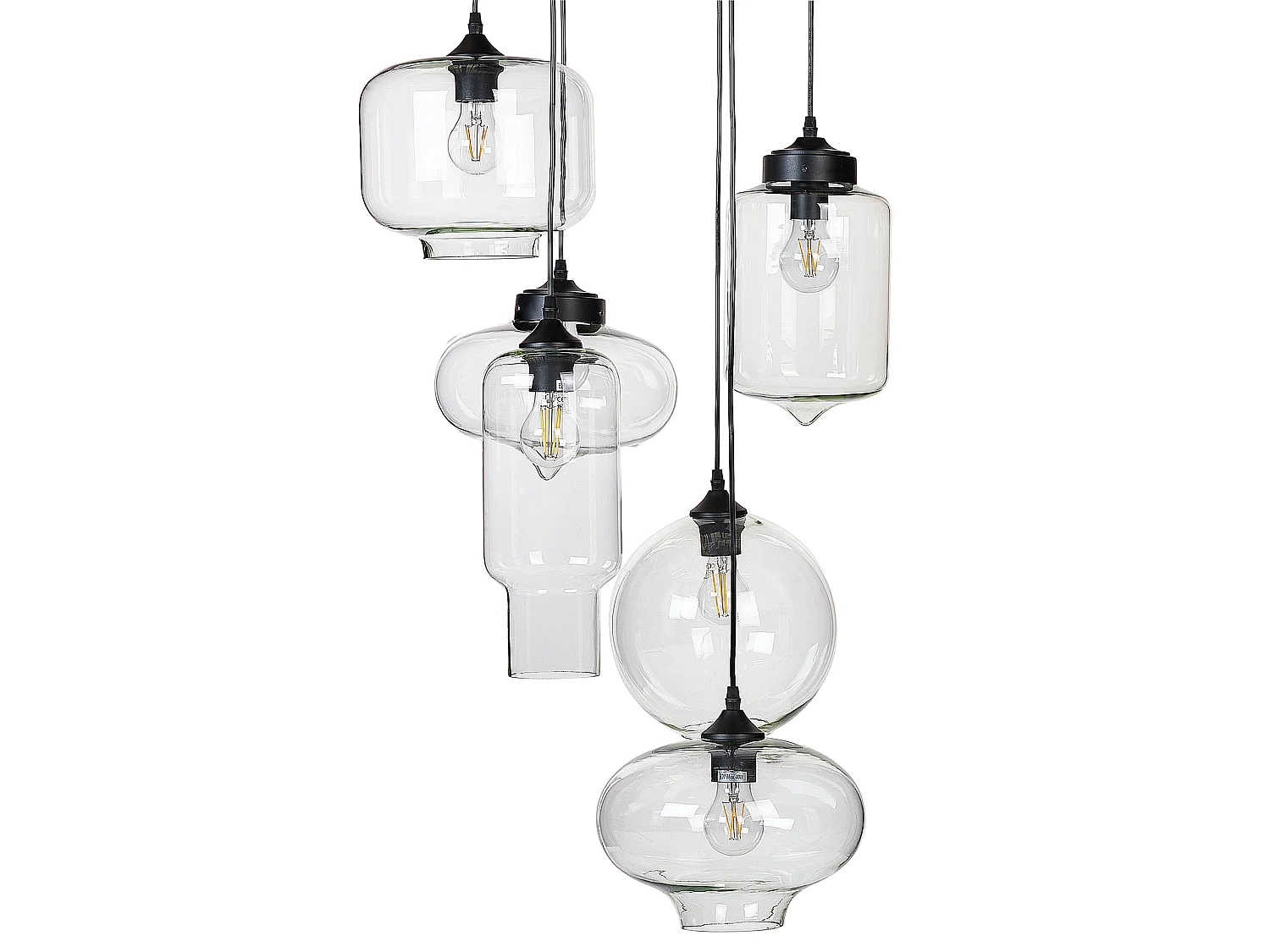 Lampe suspension BEMBOKA Verre Transparent
