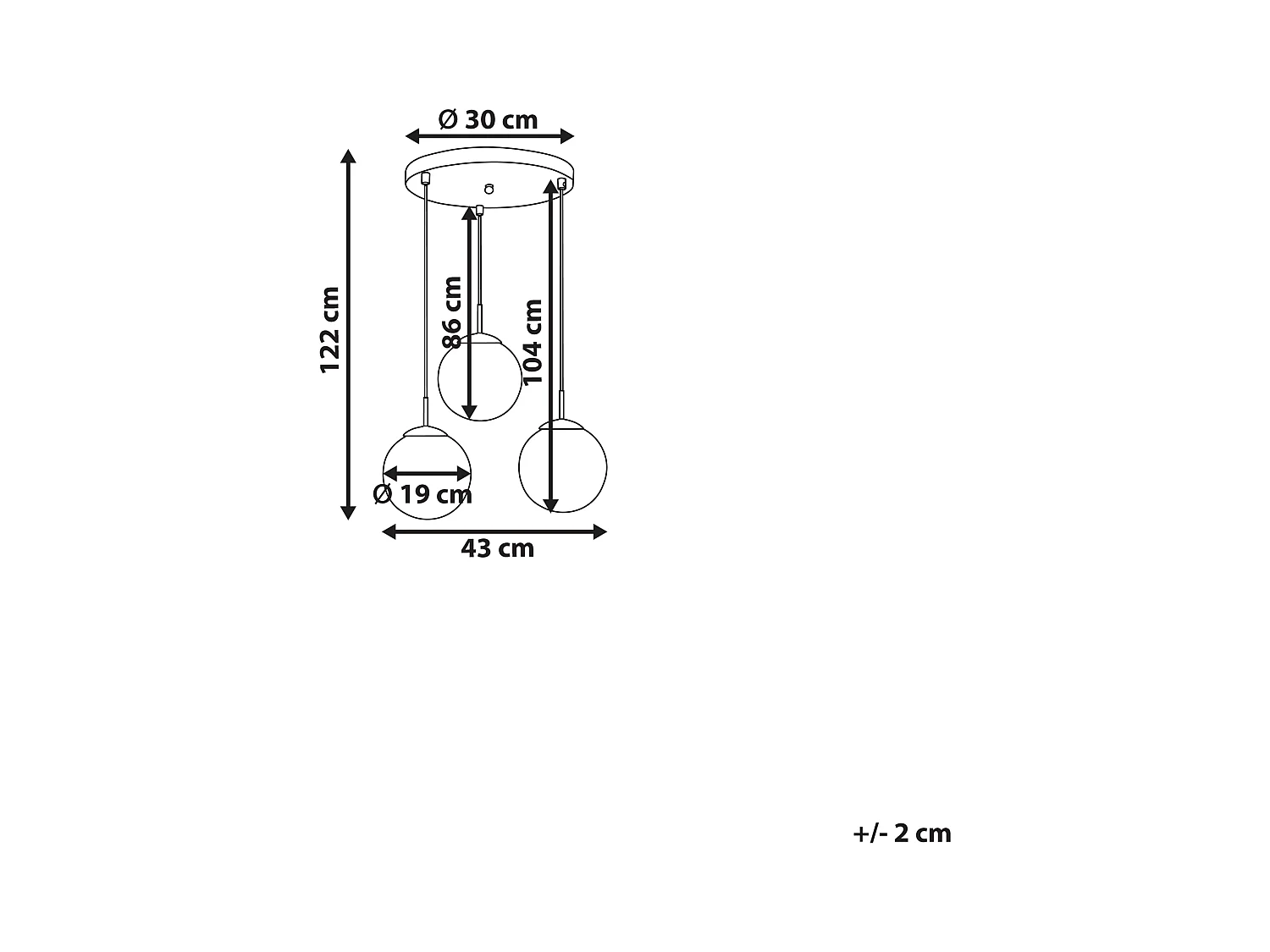 Lampe suspension KANGAROO Métal Multicolore