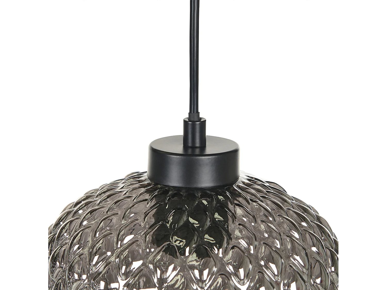 Lampe suspension SHERRY Verre Gris