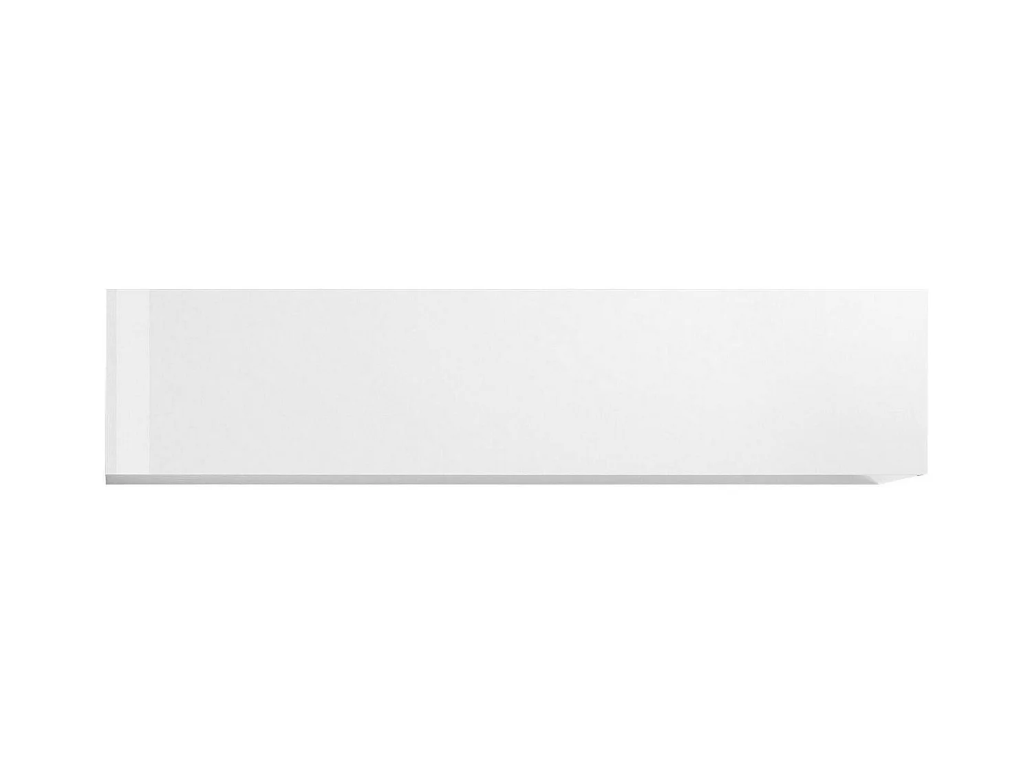 Armoire murale Dghoula, Armoire polyvalente, Armoire murale, 100% Made in Italy, 180x30h40 cm, Blanc brillant
