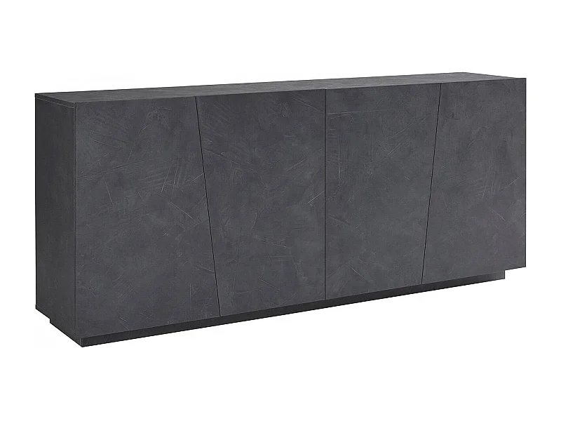Dmora - Credenza Apollo, cm 200x43h86, Ardesia