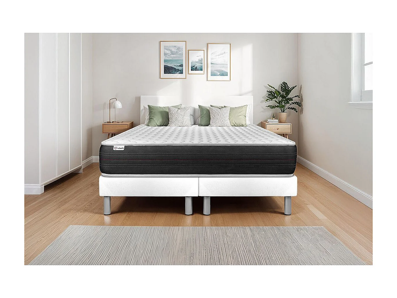 Ensemble VITALSPRING 200 x 200 cm