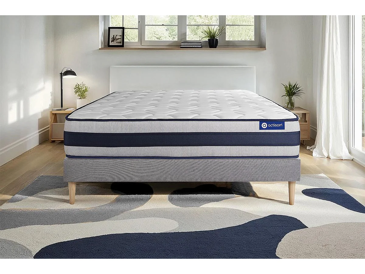 Materac Actimemo ergo 140x190cm + zestaw podstawa lózka