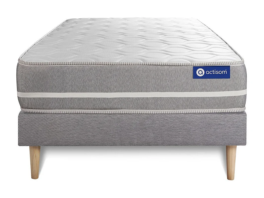 Lattenbodem en Actiflex touch matras 90x200cm , matrasdikte : 20 cm , pocketveren , gebalanceerd, 3 comfortzones