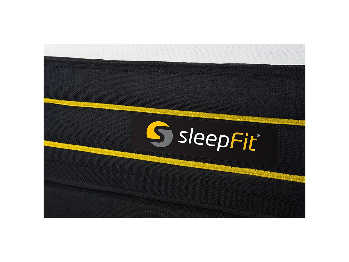 Ensemble 140x200 matelas ULTRA + sommier kit noir