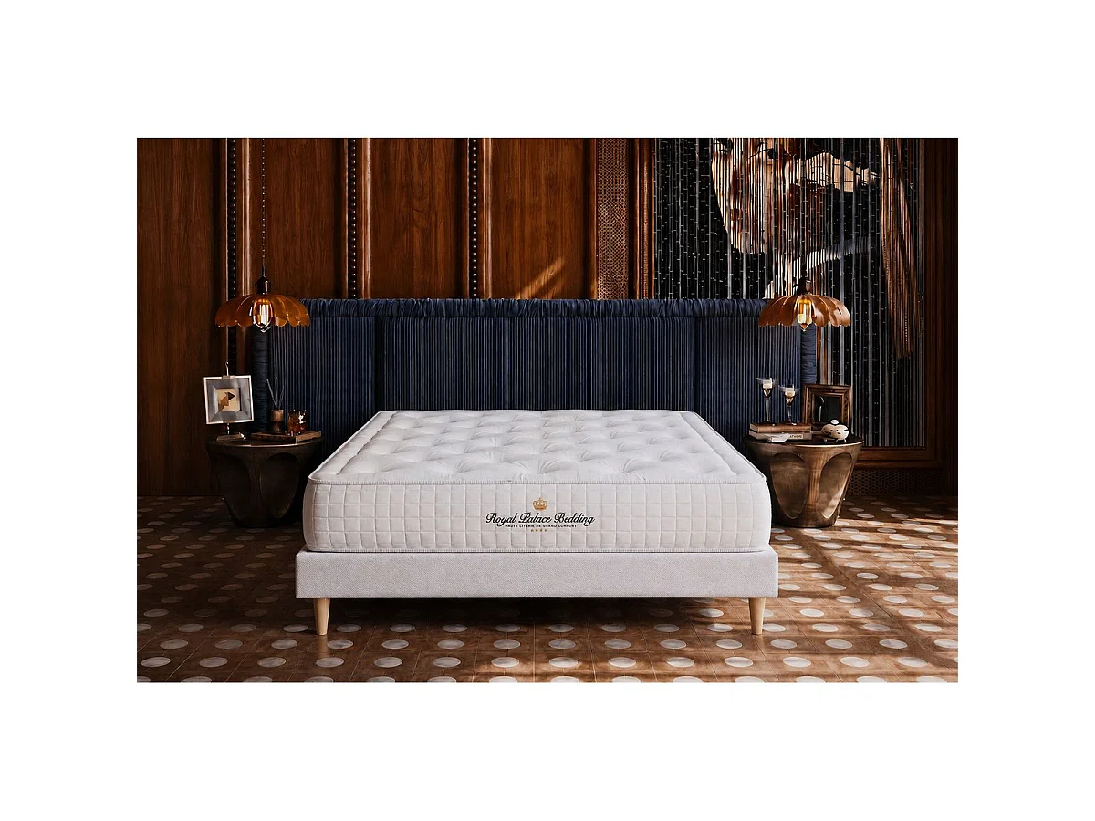 Ensemble Matelas à mémoire de forme maxi épaisseur Buckingham 90x190