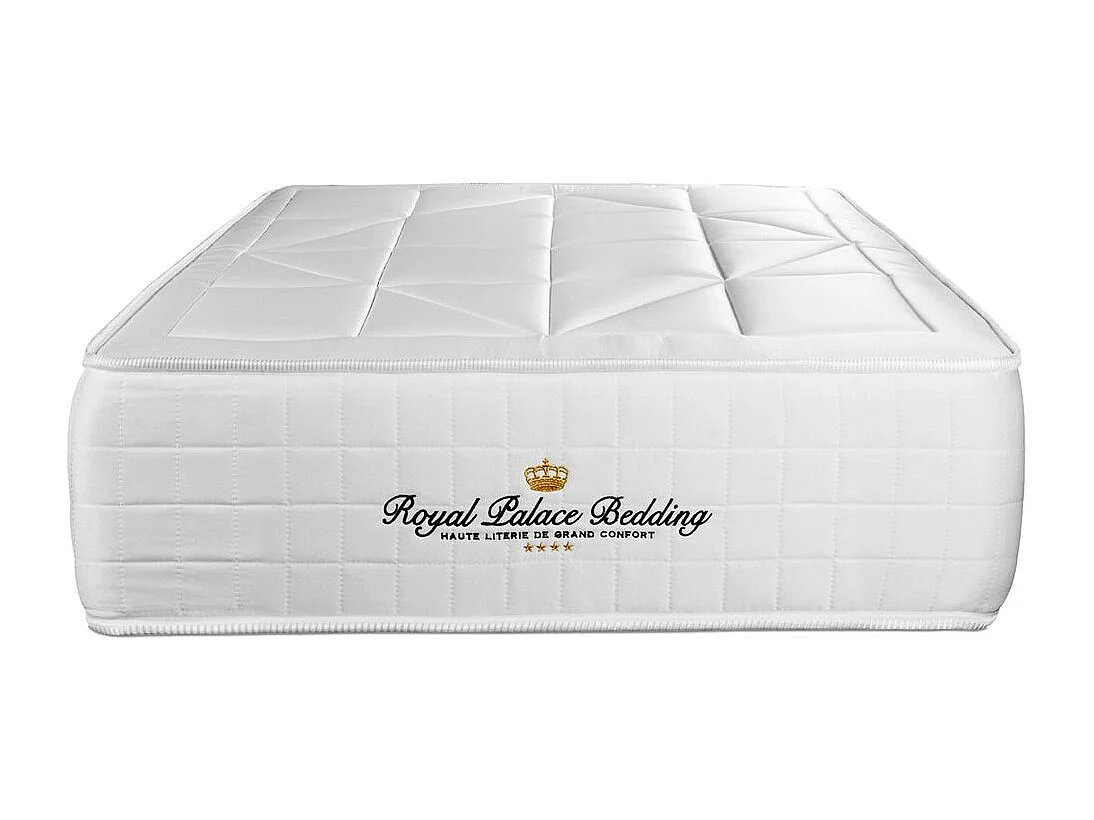 lattenbodem en Windsor matras 90x200 cm , Matrasdikte : 26 cm , traagschuim en pocketveren , gebalanceerd, 5 comfortzones