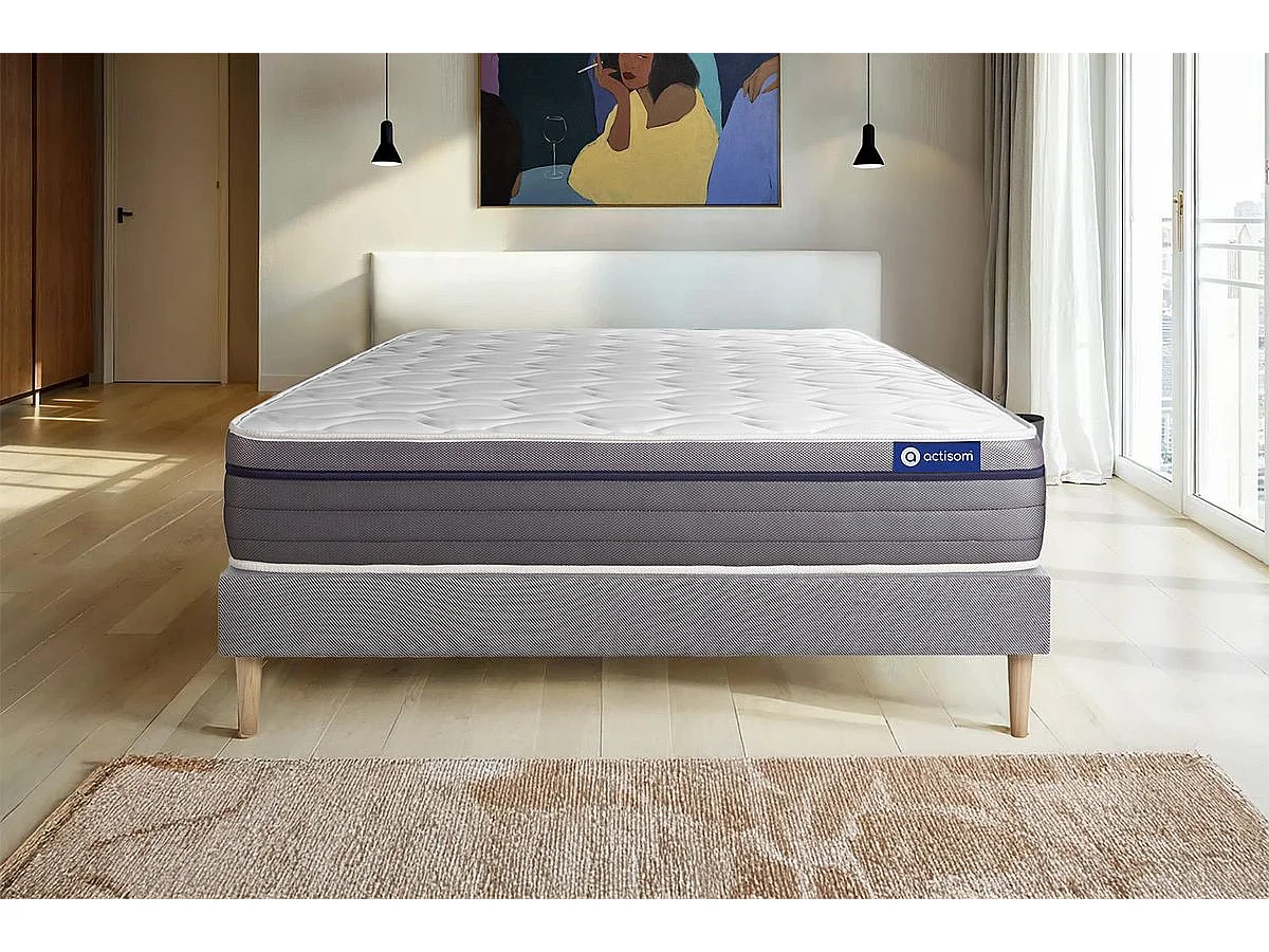Materac Actimemo zen 90x190cm + zestaw podstawa lózka