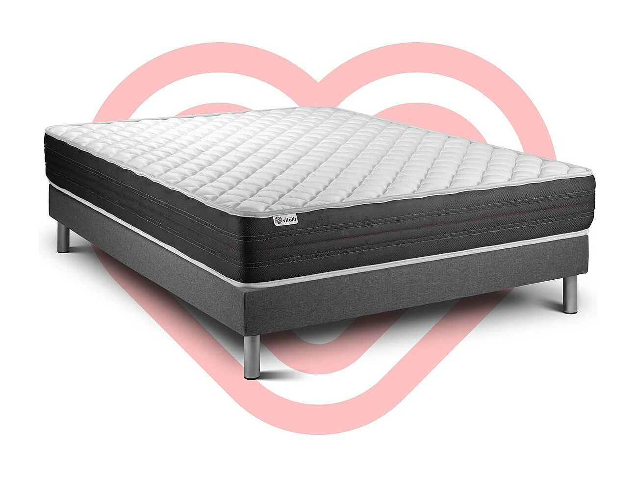 Matras en bodemset 160x200 cm - Vitalmemo One