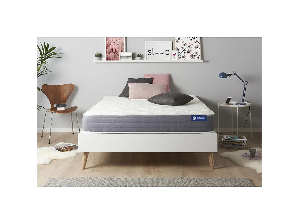 ACTISOM Matelas mémoire de forme 160x200 cm 5zones de confort