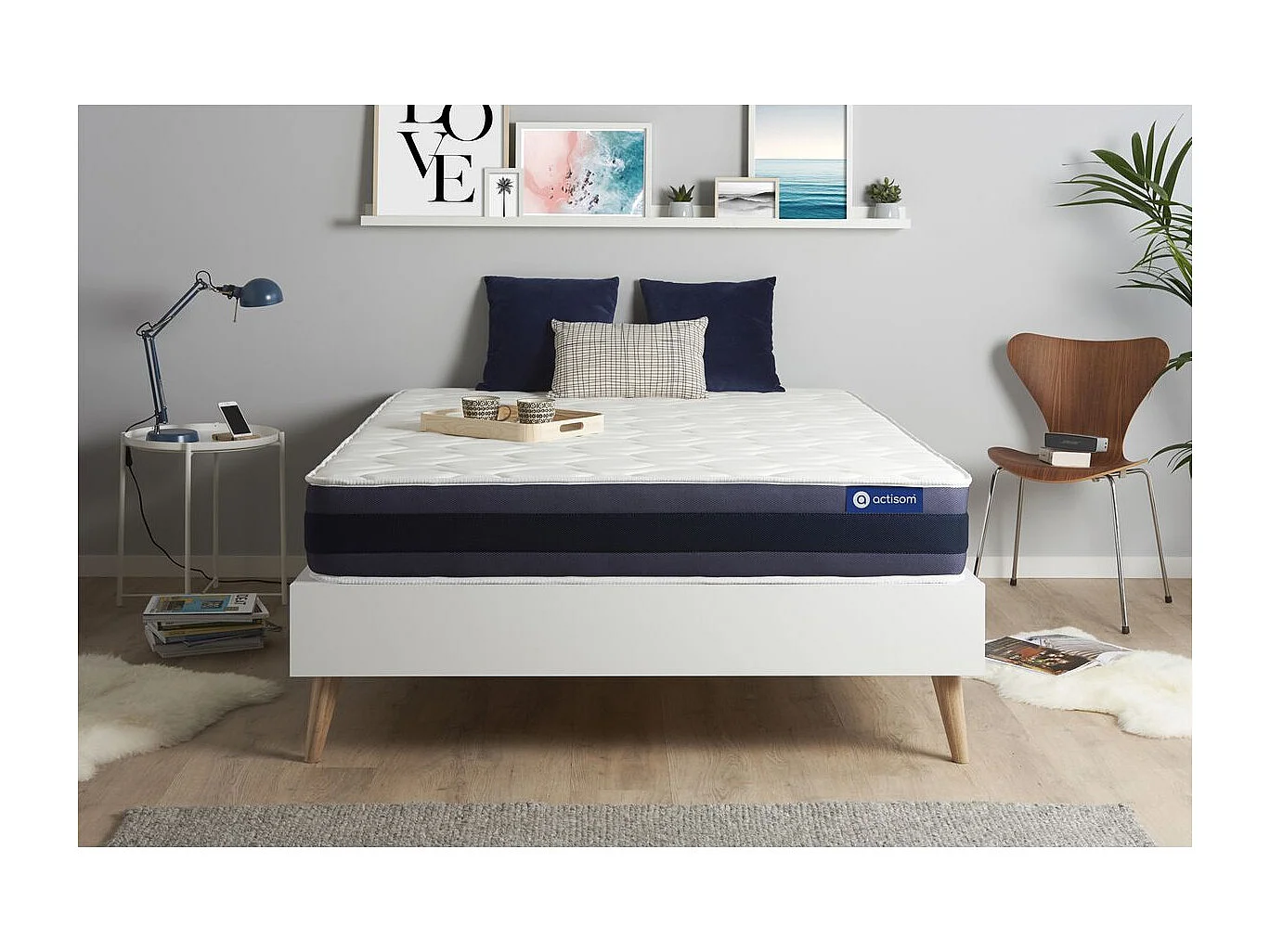 Matelas Mémoire de forme ACTIMEMO MORPHO 180x200 Maxi épaisseur 5zones de confort