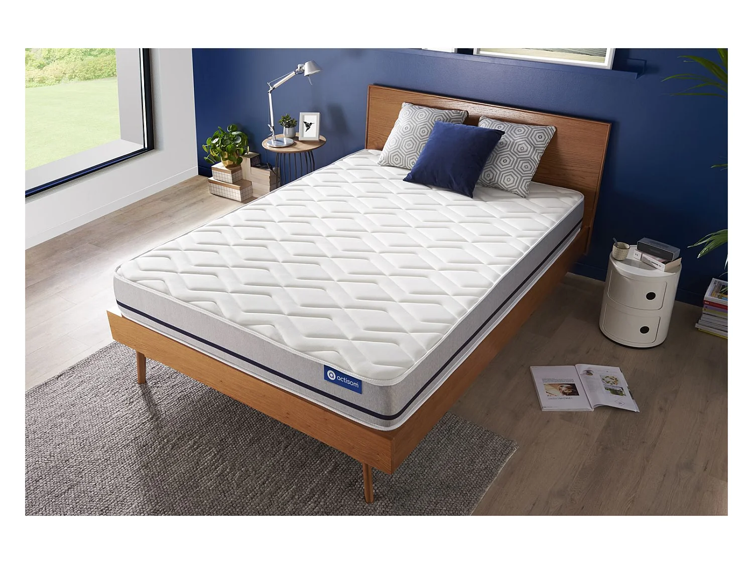 Colchón Actiflex soft 180x200cm, Grosor: 20cm, Muelles ensacados, Moderadamente firme, 3 zonas de confort