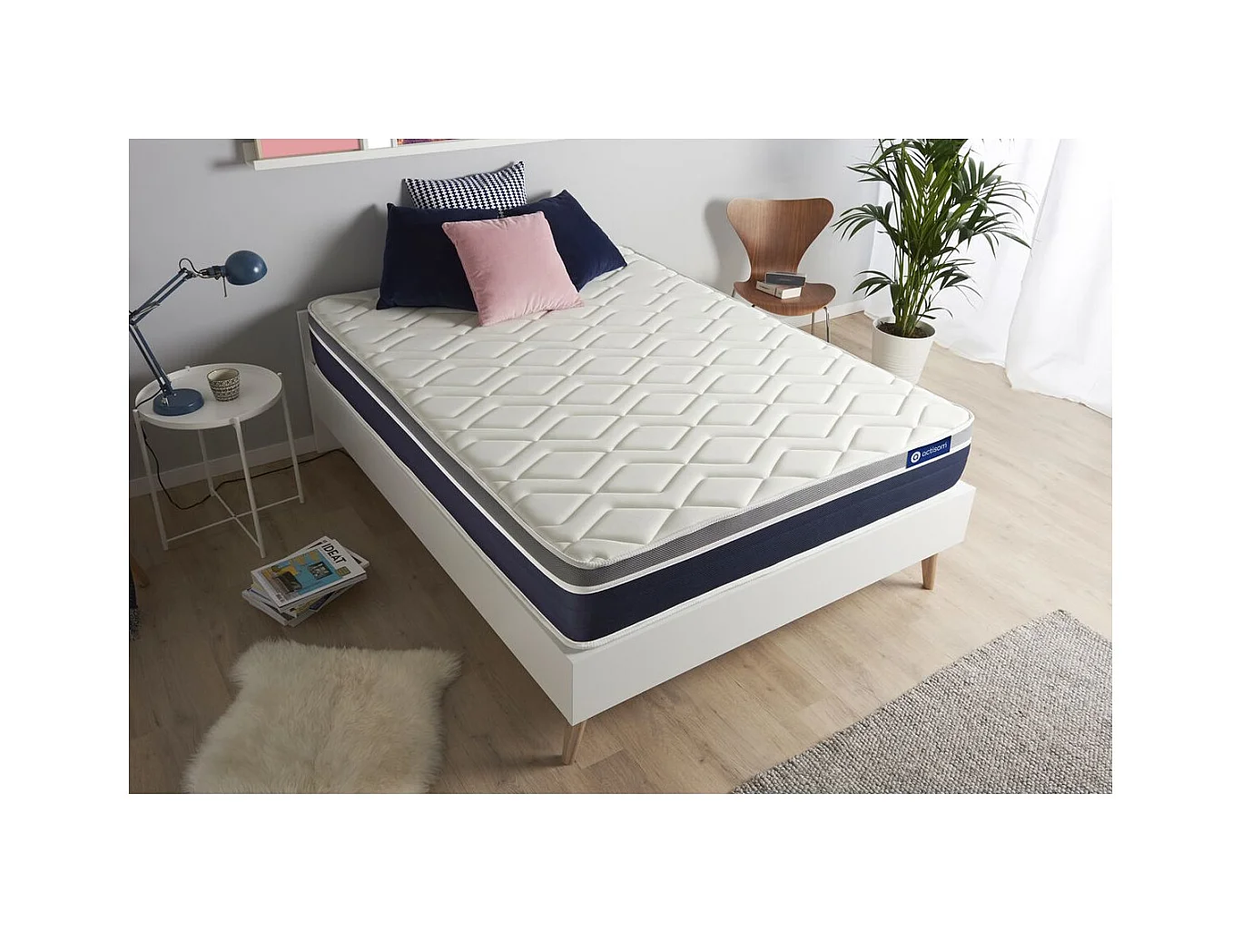 ACTIMEMO CONFORT Matelas mémoire de forme 90x200 cm Maxi épaisseur 7zones de confort