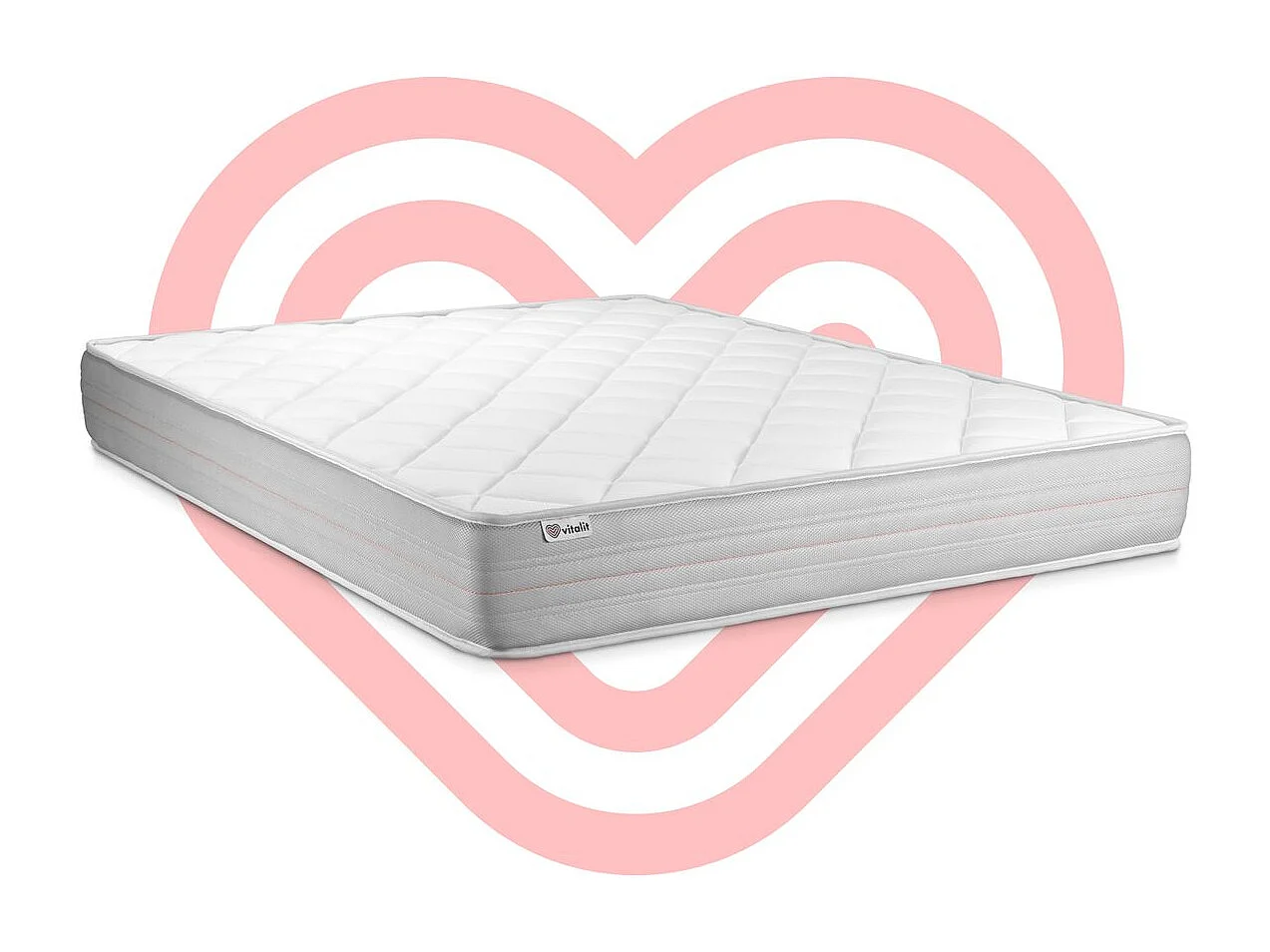 Matras 200x200 cm Traagschuim - Vitalmemo