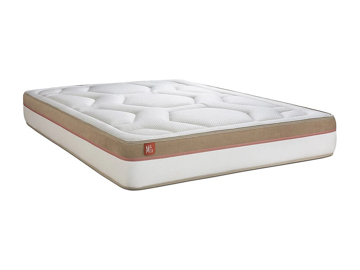 Matelas LE COSY 140x190cm Mémoire de forme 7 zones de confort - Ep. 30cm