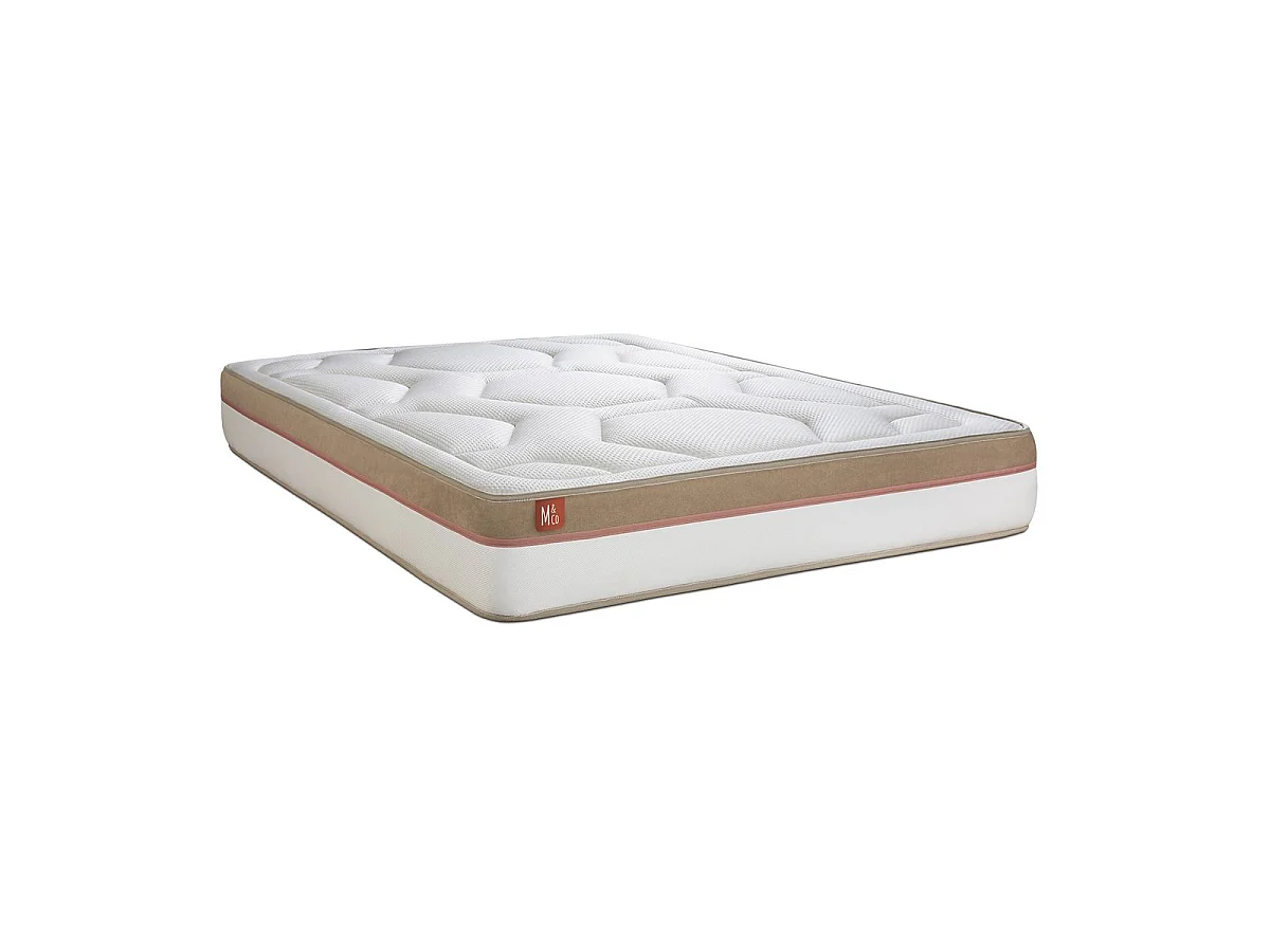 Matelas LE COSY 140x190cm Mémoire de forme 7 zones de confort - Ep. 30cm
