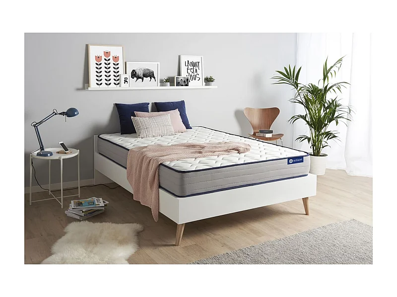 Actimemo form matras 180x200cm , Matrasdikte : 22 cm , Traagschuim , Stevig, 5 comfortzones