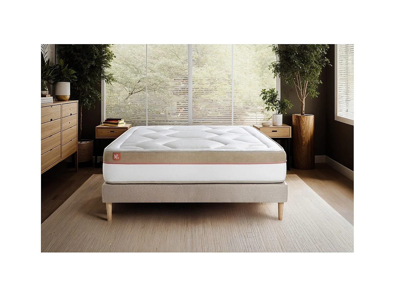 Matelas LE COSY 90x200cm Mémoire de forme 7 zones de confort - Ep. 30cm