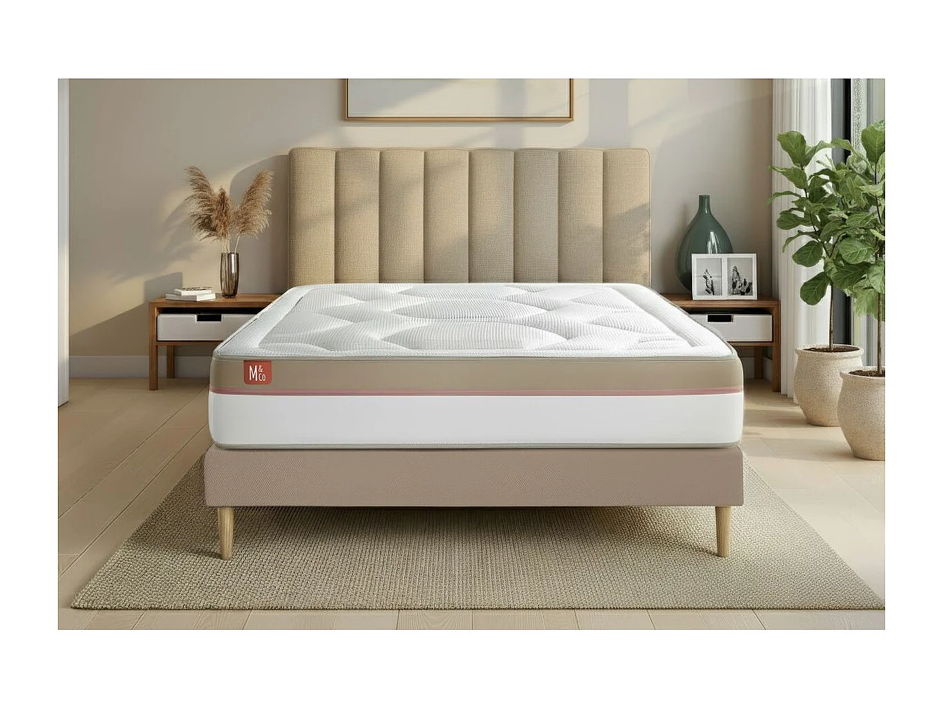 Matelas LE COSY 90x200cm Mémoire de forme 7 zones de confort - Ep. 30cm